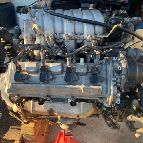 JDM 2UZ Toyota Complete Engine with Transmission - Image 5