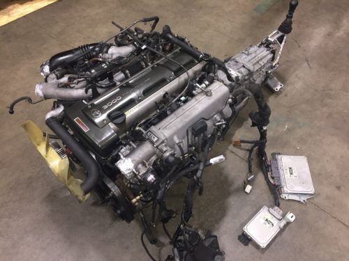 JDM TOYOTA 2JZ TWIN TURBO Non-VVT-i/GTE COMPLETE USED ENGINE with, Manual Transmission