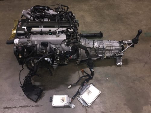 JDM TOYOTA 2JZ TWIN TURBO Non-VVT-i/GTE COMPLETE USED ENGINE with, Manual Transmission - Image 5