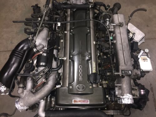 JDM TOYOTA 2JZ TWIN TURBO Non-VVT-i/GTE COMPLETE USED ENGINE with, Manual Transmission - Image 4