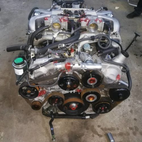 JDM Toyota 1GZ-FE V12 (5.0L) VVT-i Complete Engine with, Transmission - Image 2