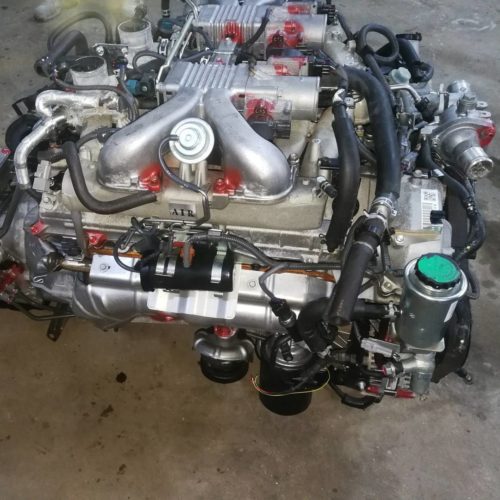 JDM Toyota 1GZ-FE V12 (5.0L) VVT-i Complete Engine with, Transmission - Image 4