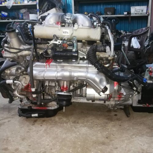 JDM Toyota 1GZ-FE V12 (5.0L) VVT-i Complete Engine with, Transmission - Image 6