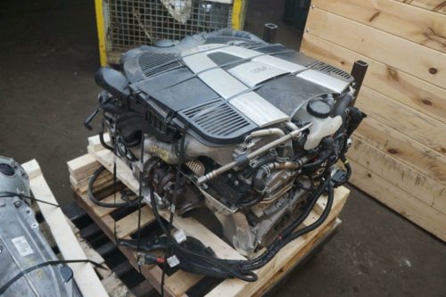 Mercedes-Benz 6.0L Twin Turbo V12 (M277) Complete Engine with; Transmission.