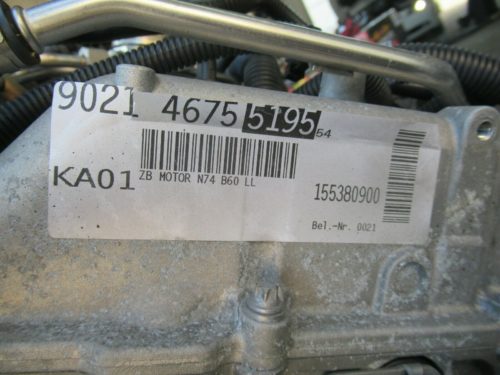 BMW N74B60 6.0L V12 Turbo complete engine with, transmission - Image 10