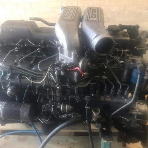 JDM Toyota 12H-T (4.0L) Diesel Complete Engine with, Transmission - Image 2